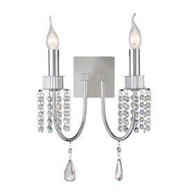 Emily Crystal Wall Lights Diyas Armed Wall Lights Emily Crystal Wall Lights Diyas Armed Wall Lights